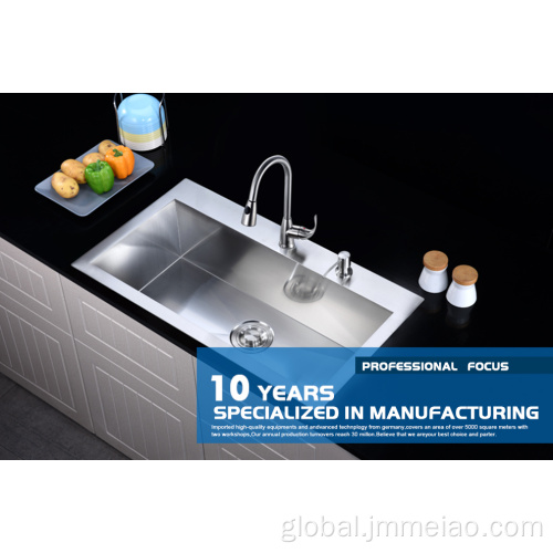 16 Gauge Stainless Steel Sink 16 Gauge Single Bowl Top Mount Kitchen Sink Factory